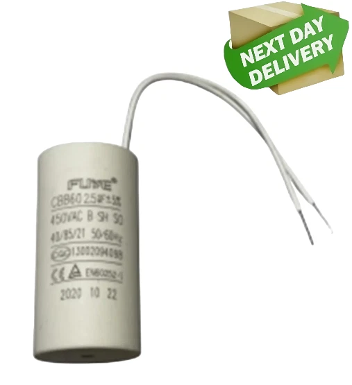 2.5UF + 5% 450 V A C 50/60HZ Capacitor for Grundfos boiler Plump - Image 3 of 3