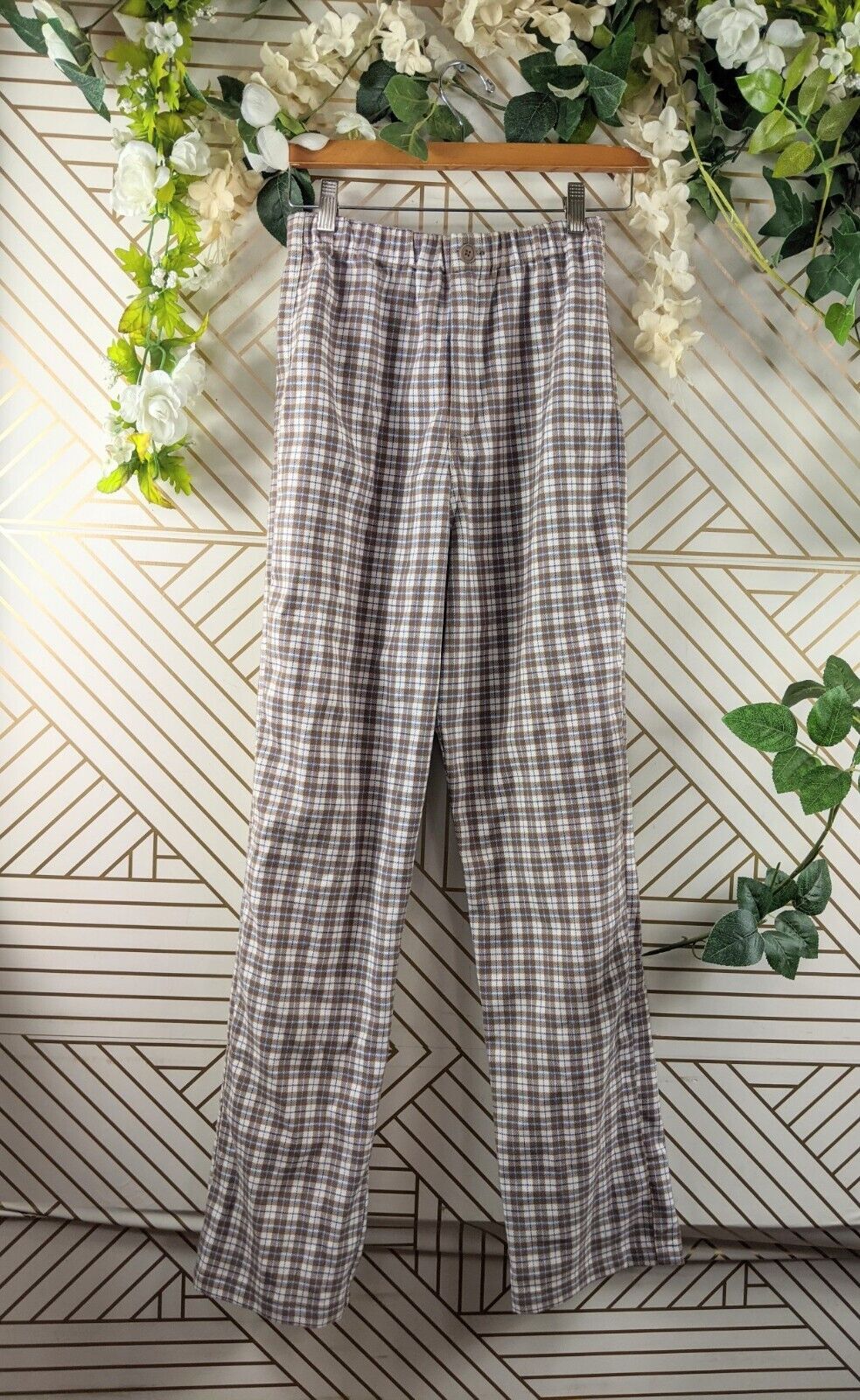 Samuel Plaid Green Long PJ Pant, XS-S