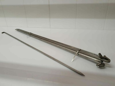 Schaschlik / BBQ Flügel Spieß Seekh, 8 mm x 8 mm x 80 cm, 5er Pack, Edelstahl