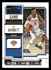 2023-24 Panini Contenders #2 RJ Barrett Game Ticket Bronze