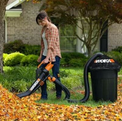 3 en 1 Aspiradora Trituradora  Con Sistema De Recoleccion Hojas Leaf Vacuum Worx