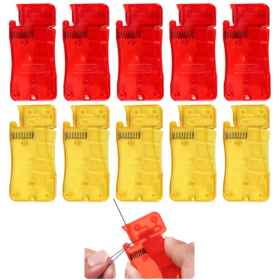 10 PCS Auto Needle Threader Tool Home Hand Machine Sewing Automatic Thread Devic