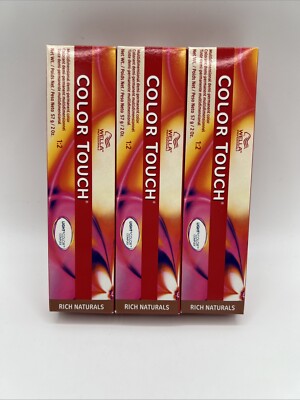 Wella Color Touch Hair Color 7/1 Medium Blonde/Ash 3 Pack