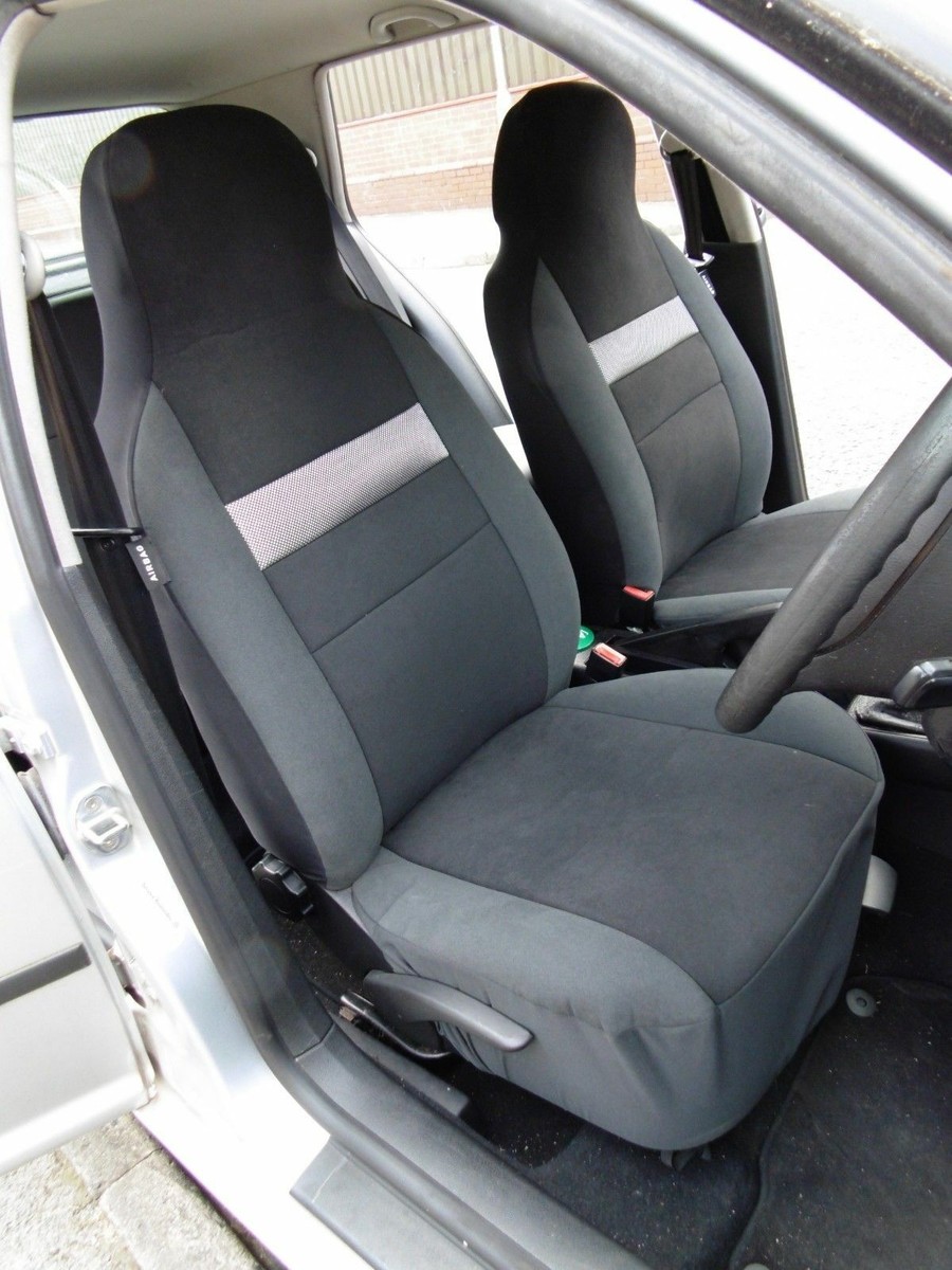TO FIT A VOLKSWAGEN UP CAR,TWO FRONT SEAT COVERS, ALPHA DESIGN