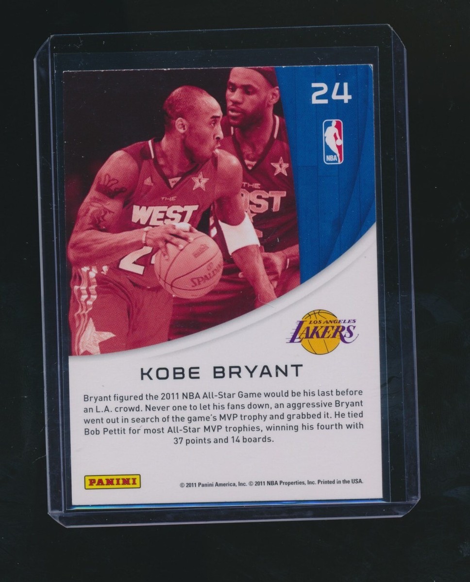 KOBE BRYANT 2010-11 PANINI SEASON UPDATE ALL-STARS INSERT