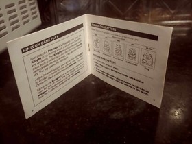 GHOSTS 'N GOBLINS Nintendo NES Game Original Instruction Manual Booklet **ONLY**