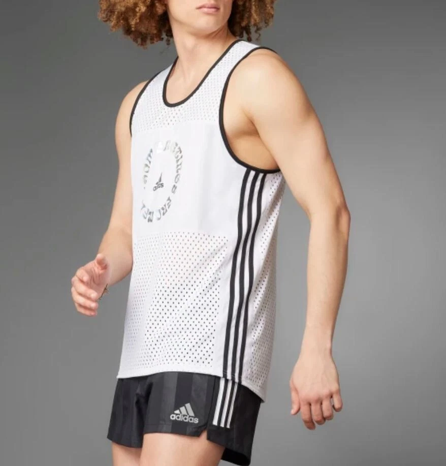 NEW eBay SHIRT 2XL ~SIZE ORIGINALS MEN\'S TANK | ADIDAS THE NORM #H06634 BREAK RUNNING