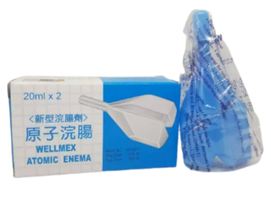 10 Box (2's x 20ml) Wellmex Atomic Enema for Adult Constipation