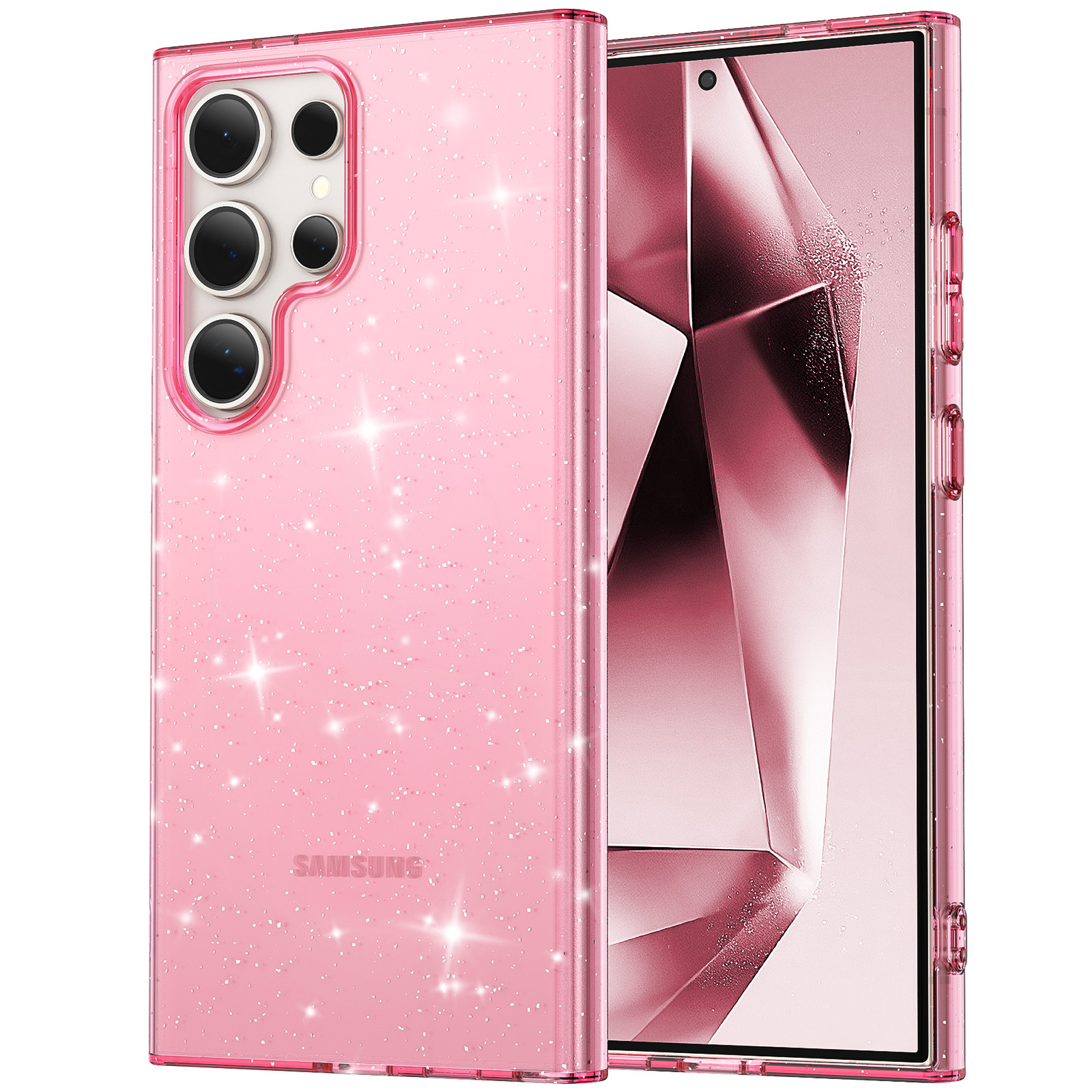 For Samsung Galaxy S26 Ultra S25 FE S24 A16 Case Shockproof Glitter Cover