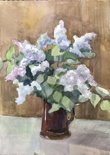 «Lilac» Ukraine. Original Work Of Ukrainian Artist Watercolour