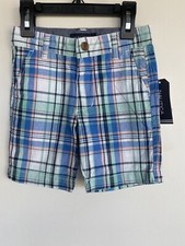NAUTICA BOYS' PLAID SHORTS Age 2 RETAIL 34.50 PRICE 24 Blue