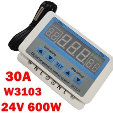 W3103 Digital Wall-Mounted Temperature Contro...