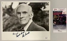 Alan Cranston Signed 8x10 B&W Photograh JSA Certified AUTO California Senator!