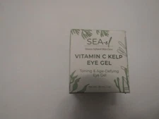 New No Seal Sea-el Vitamin C Kelp eye gel 1 OZ