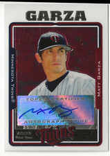 2005 Topps Updates & Highlights - Matt Garza #UH318 (RC) Auto