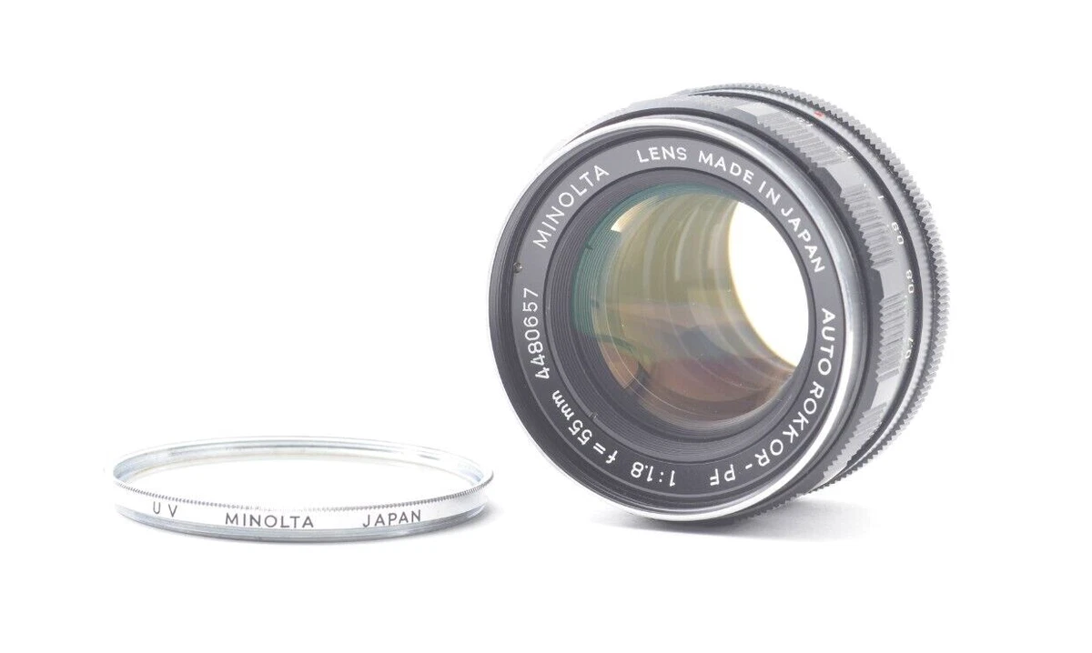 Minolta Rokkor PF 55mm Focal f/1.8 Camera Lenses for sale | eBay