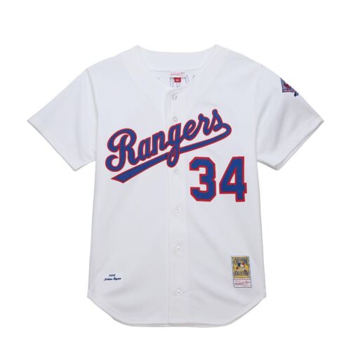 Texas Rangers Nolan Ryan #34 Mitchell & Ness White 1993 MLB Authentic Jersey - Picture 1 of 7