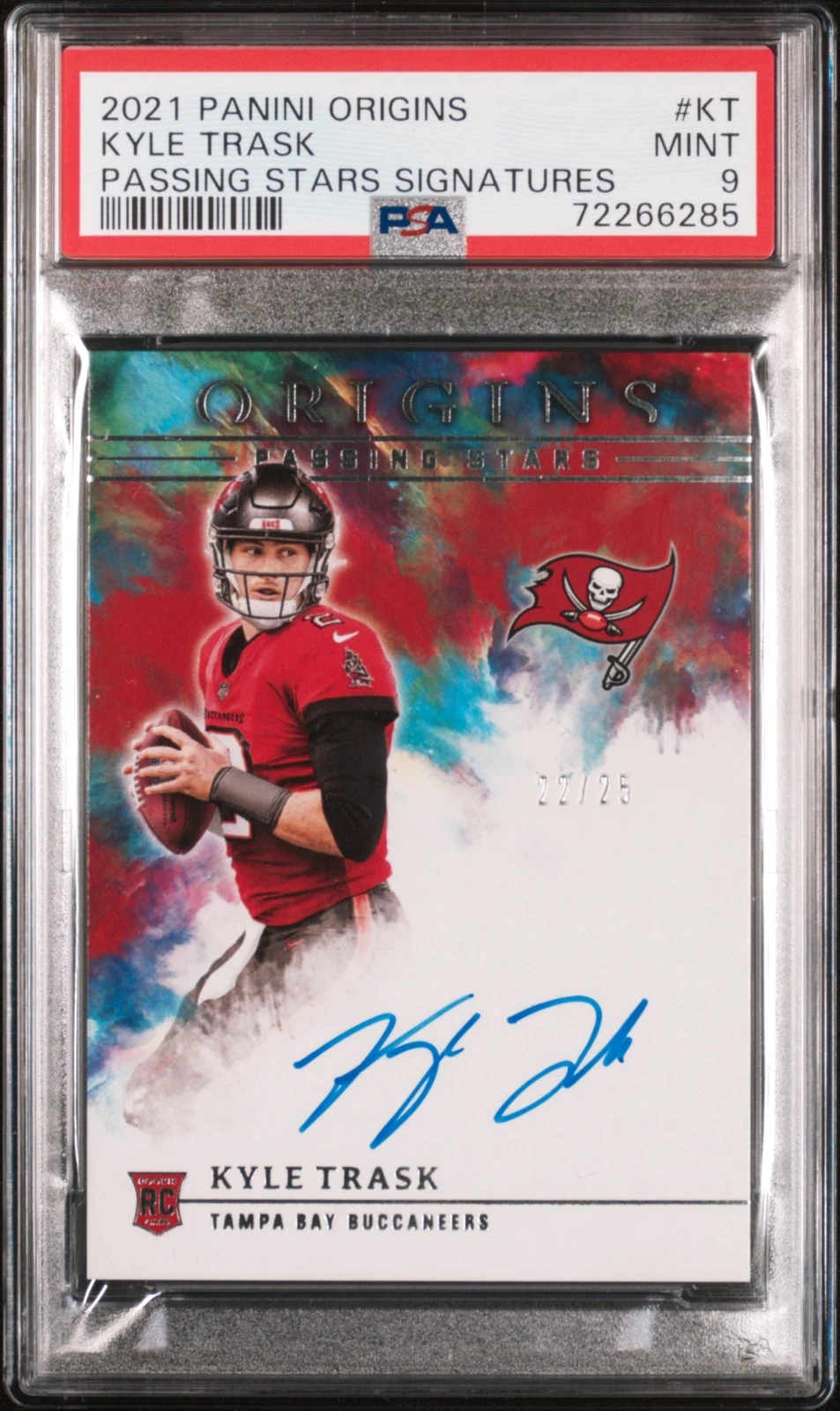 Kyle Trask Panini Origins Passing Stars Signatures #KT Base