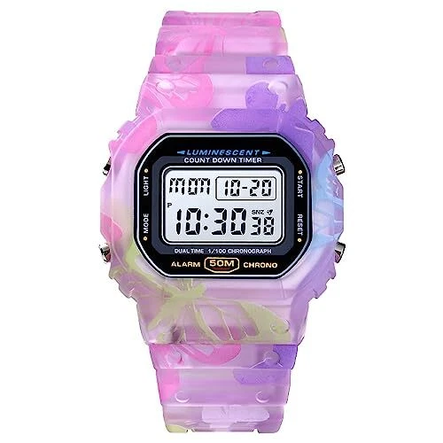 VIGOROSO Digital Watch for Women Mens Digital Watch Waterproof