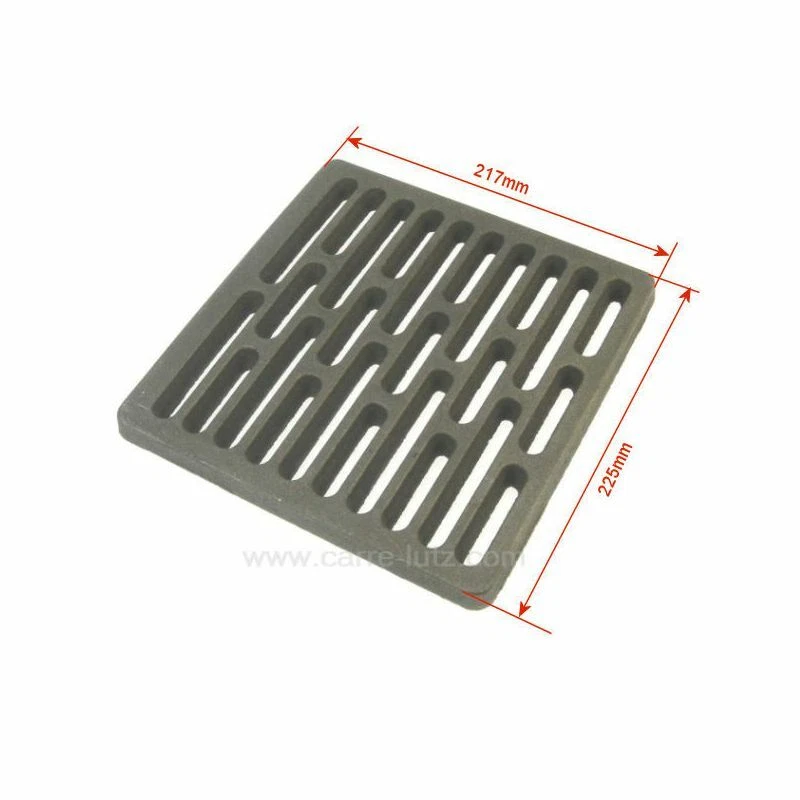 GRIGLIA GHISA DEVILLE 45915 PER INSERTI E FOCOLARI - RICAMBIO ORIGINALE DEVILLE