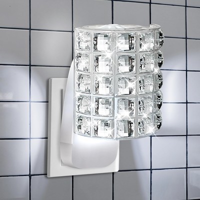 Wall Fragrance Plug in with Night Light, Compatible Bath & Body White 