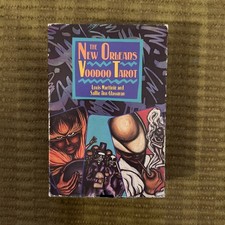 Jeu de livres de tarot vaudou de la Nouvelle-Orléans Martinie Glassman Destiny Books 1992 rare