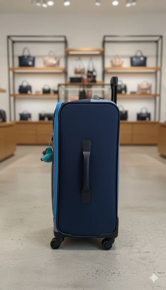 Bagagem de mão Kipling Darcey grande 29” viagem rolante ardósia azul - Imagem 3 de 4