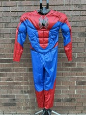 Marvel Spider-Man Spiderman Halloween Costume Jazwares Youth Size Large Bucket