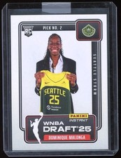 2025 Panini Instant WNBA Draft Night DN2 1st ROOKIE /5323 Dominique Malonga