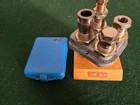 Dillon tool head with Dillon dies in 45 ACP with stand and shell plate plus pins