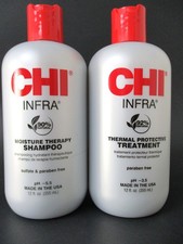 CHI Infra Moisture Therapy Shampoo  Treatment Thermal Protective 12 Oz Set