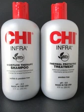 CHI Infra Moisture Therapy Shampoo & Treatment Thermal Protective 12 Oz Set