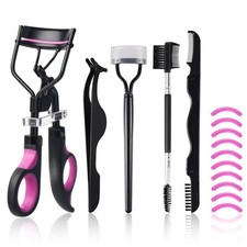 Eyelash Curlers Kit for Women w Lash Curler, EC-02 Kit, Black-rose