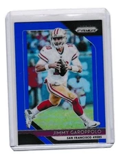 2018 Panini Prizm Dark Blue Retail Prizm SSP Jimmy Garoppolo 25