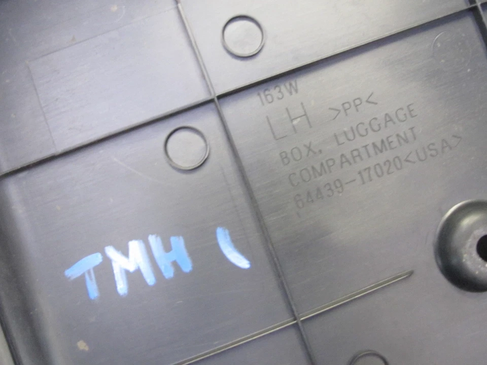 00-05 TOYOTA MR2 SPYDER ASIENTO TRASERO IZQUIERDO MALETERO CAJA JUEGO PANEL EMBELLECEDOR Foto 2 de 4