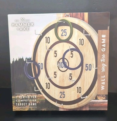 Hammer + Axe 2 Player Wall Ring Toss Inside Game Competitive 2023 NIB Indoors