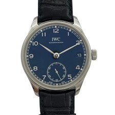IWC Portuguese Hand-Wind Eight Days IW510202 Navy #263