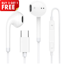 Type C Earphone wired Samsung Galaxy S23 S22 Ultra S21 USB C Headphones Earbuds