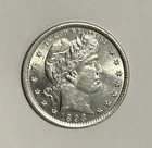 1893 Barber Quarter 25c BU++ 🌐FROSTY WHITE BRILLIANT UNCIRCULATED COIN‼️