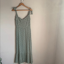REFORMATION Nikita Midi Floral Green Dress 12