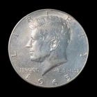 1965 Kennedy Half Dollar 40% Silver US Mint JFK 50c Coin - Sharp Details - AU
