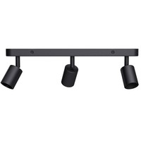 Awora Deckenleuchte E27 3 Flammig Schwarz Schwenkbar Drehbar Spot Deckenlampe