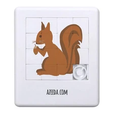 'Squirrel With Acorn' Sliding Puzzle (PZ00033125)
