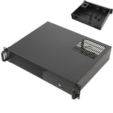 2U Server Chassis Server Case Rackmount Case Supports Mini ITX and Micro ATX ...