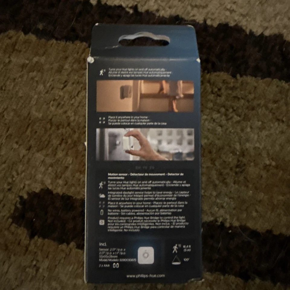 Philips 570977 Hue Motion Sensor - White - NEW - Image 2 of 2