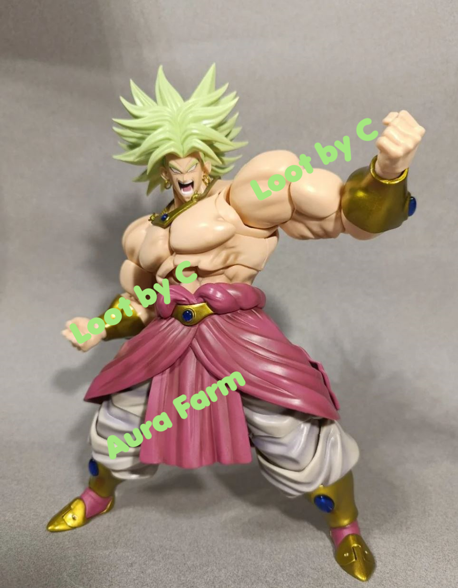 ZT Studio Broly Warrior Ancient Green Hair ZT02 SHF Not SH
