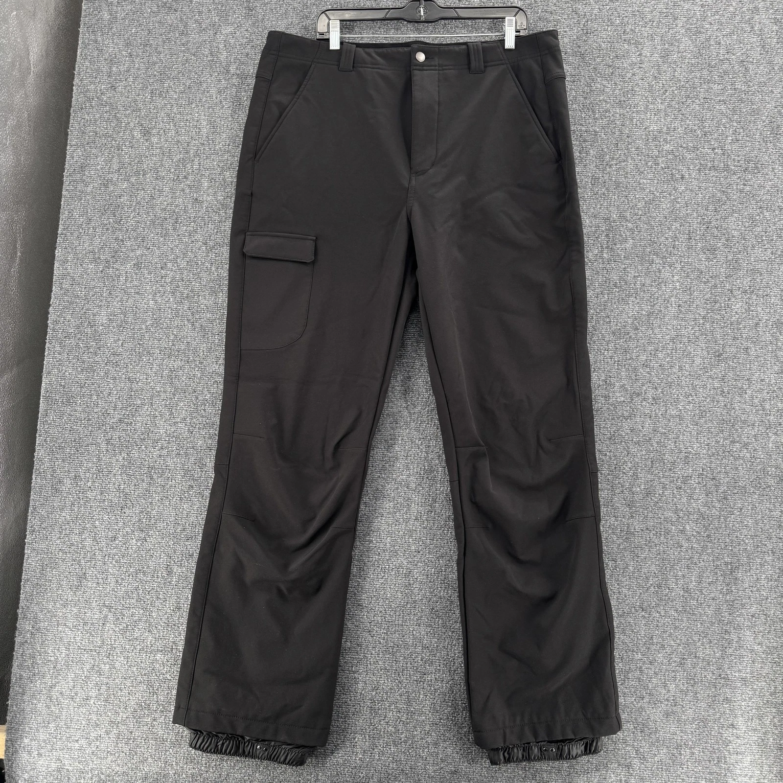 Iceburg Outerwear Pants Mens Large Black Lined Snow Ski Cargo Outdoor