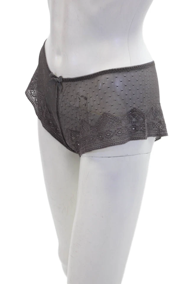 Princesse Tam Tam Mujer Encaje Borde Lazo Detalle Ropa Interior Descarada Púrpura Talla T3 Foto 2 de 4