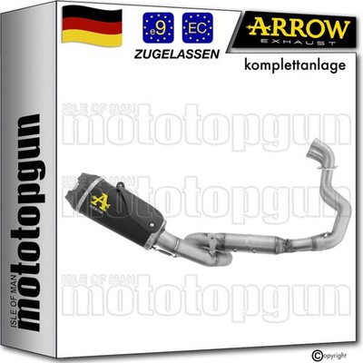 auspuff komplette works aluminium schwarz c arrow fur suzuki gsx-8s e5 2023 23