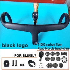 Road Bicycle Handlebar Carbon Full Internal Cable Routing Integrated Handlebar